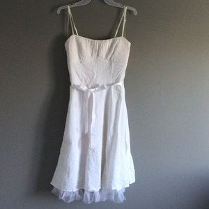 EUC white eyelet dress